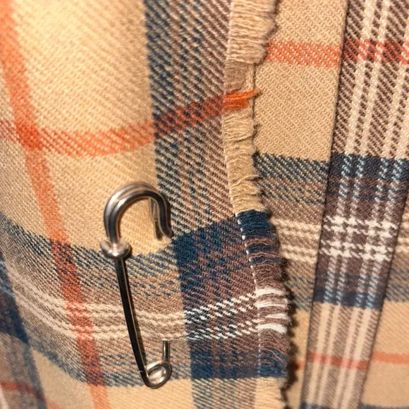 Vintage 1970’s Pringle Wool Kilt-Style Wrap Skirt - Picture 5 of 9